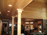 Kitchen Knotty Pine Panel, T&G Decking, T&G Flooring, Log Cabin Siding